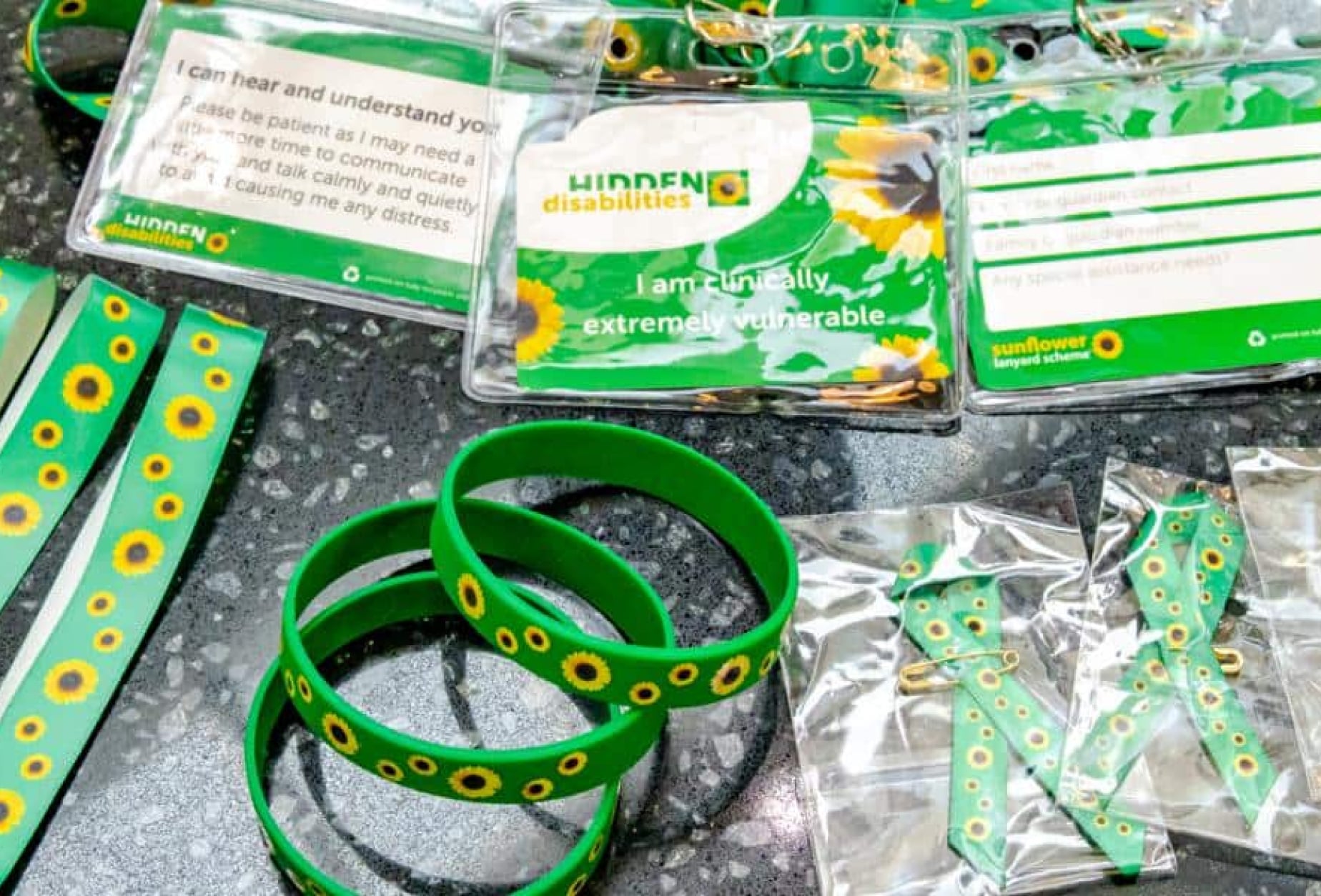 Sunflower Lanyard