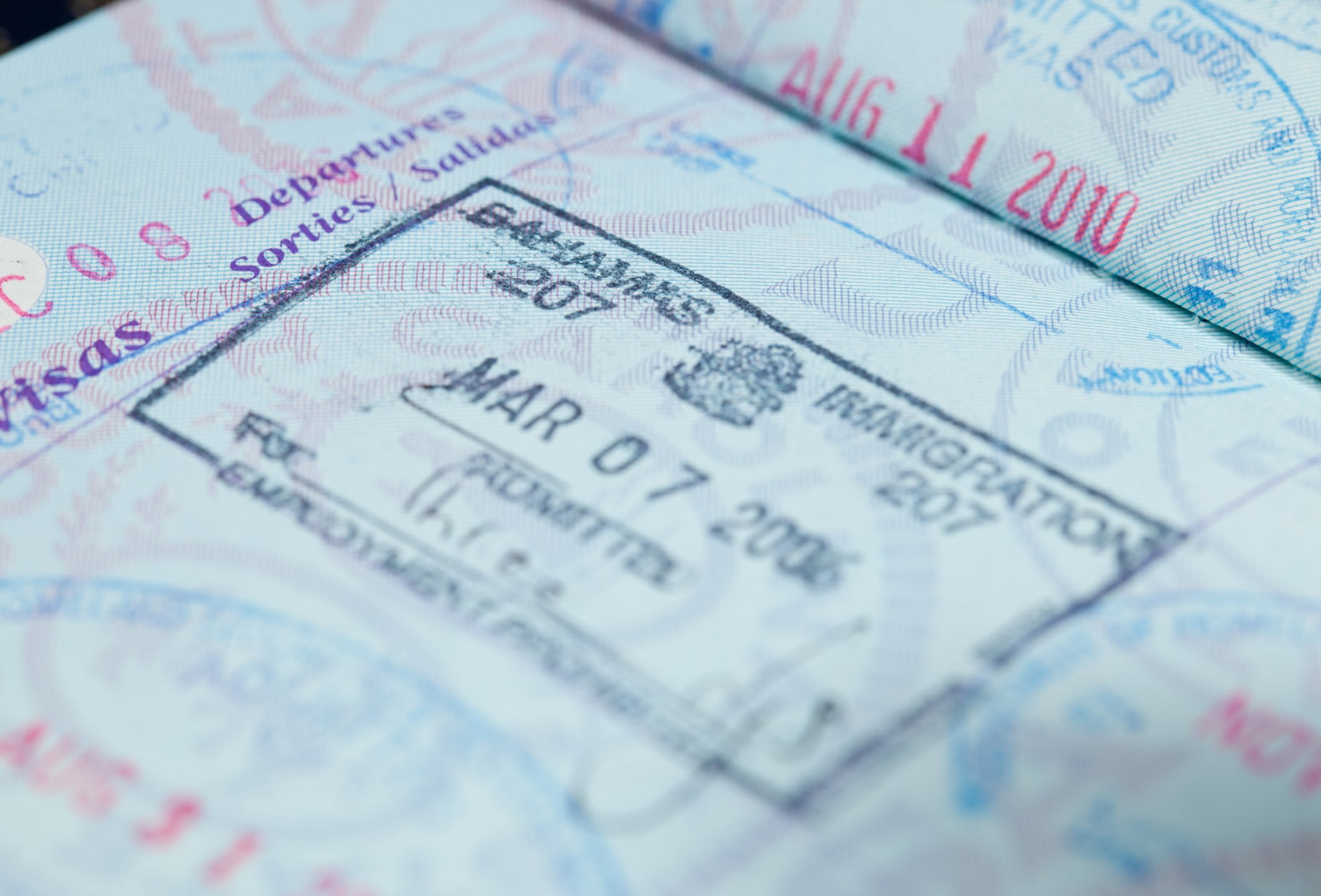 Passport page