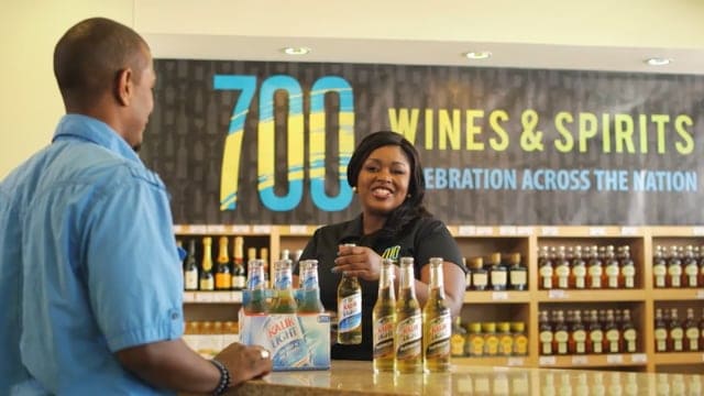 The interior of 700 Wines & Spirits